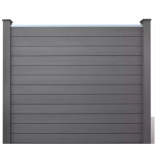 New style WPC slat fence panel fencing panel for garden